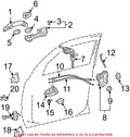 Front Passenger Right Lower Door Hinge for Lexus RX330 RX350 (2004–2006)
