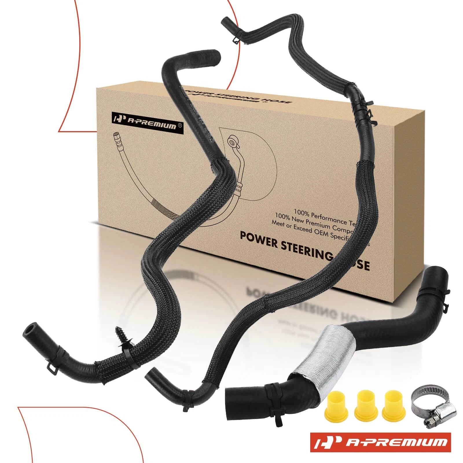 3X Power Steering Reservoir Line & Return Hose for Ford Fusion (2006–2012)