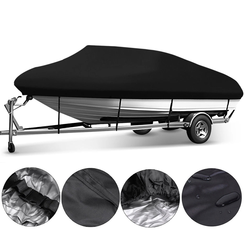 Heavy Duty Waterproof Boat Cover for V-Hull Runabouts (2011–2022)