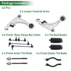 12pcs Front Suspension Control Arm Kit for Nissan Maxima (No. ES800357/K750282)