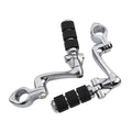 Engine Guard Foot Pegs Mounts 1 1/4 Chrome for Harley Honda Suzuki