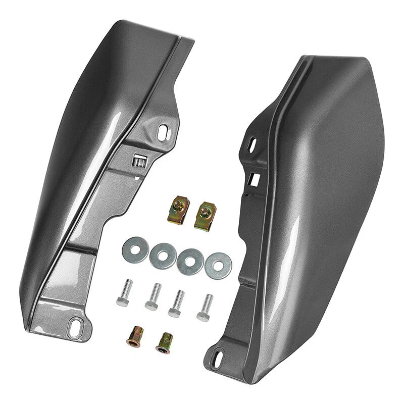 Mid-Frame Air Deflectors for Harley Road Street Glide (2009–2023) Charcoal Pearl