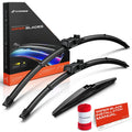 Set of 3 Windshield Wiper Blades for Chevy Cruze (2017â2019)