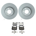 Hella Front Rotors & TRW Pro Low-Met Disc Brake Pad Kit for BMW F23 F30 (2012–2019)
