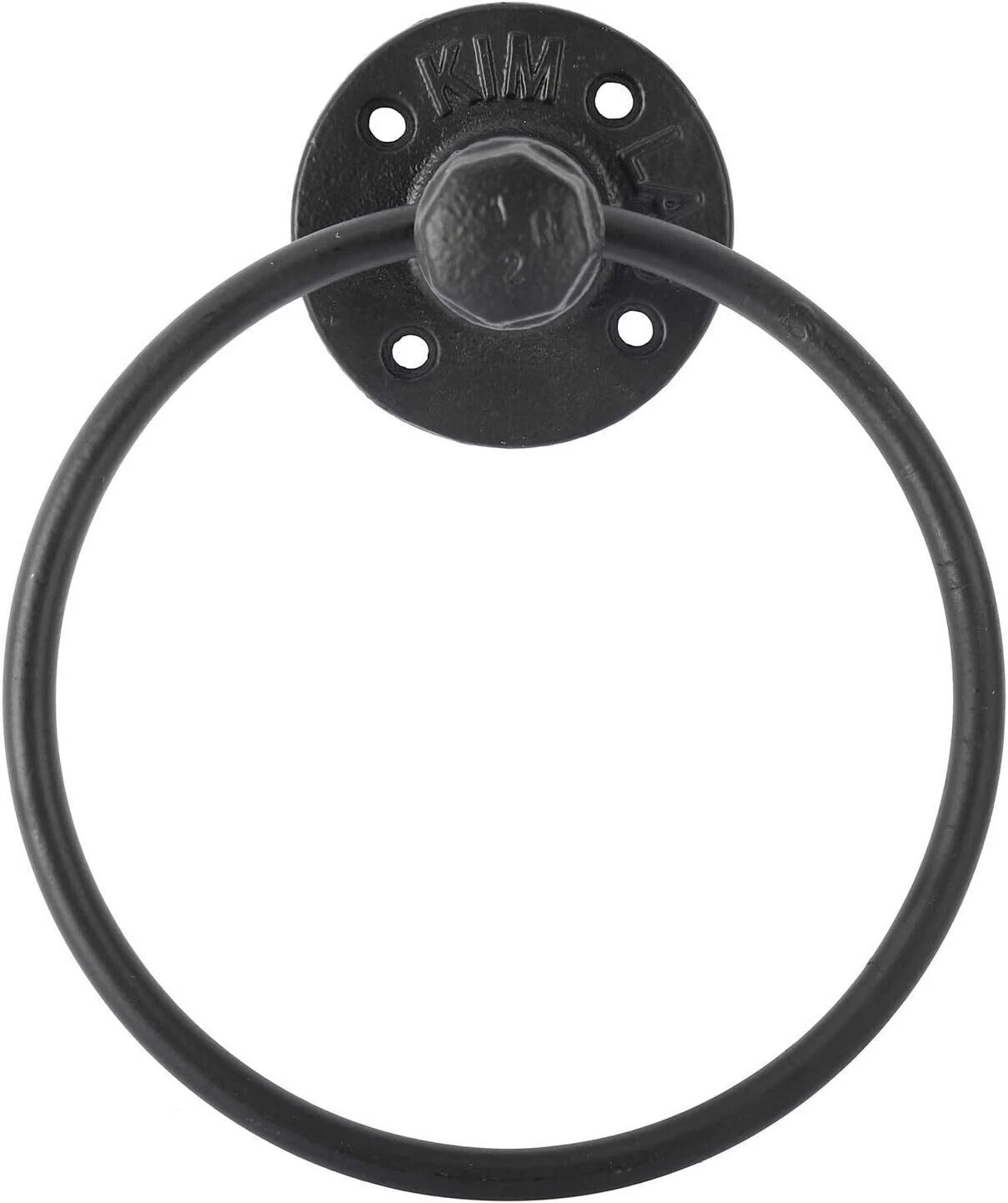 Round Towel Ring Holder for Bathroom Kitchen (Rust-Resistant)