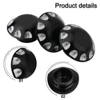 Set of 2 Chrome Aluminum Axle Covers for CanAm Ryker