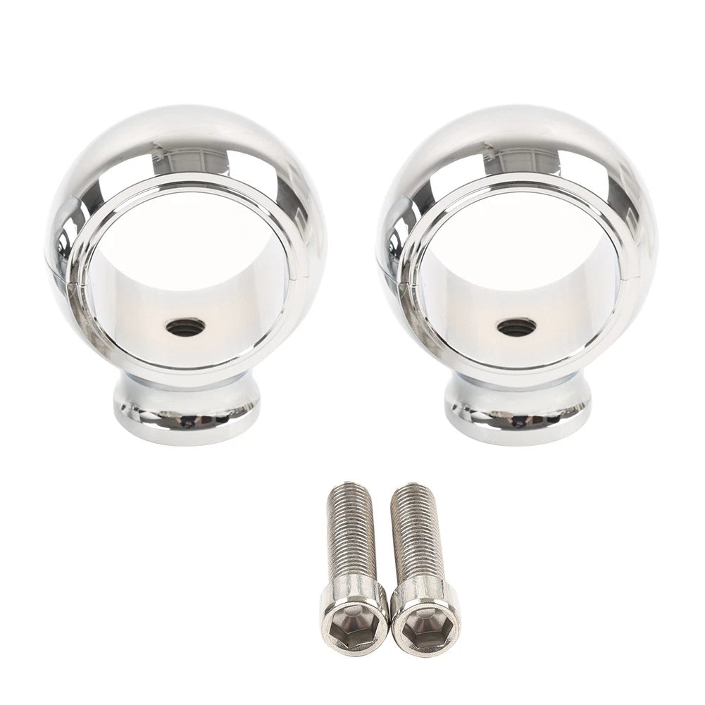 2 Rise Handlebar Riser Clamp Mount Chrome for Harley Sportster Softail