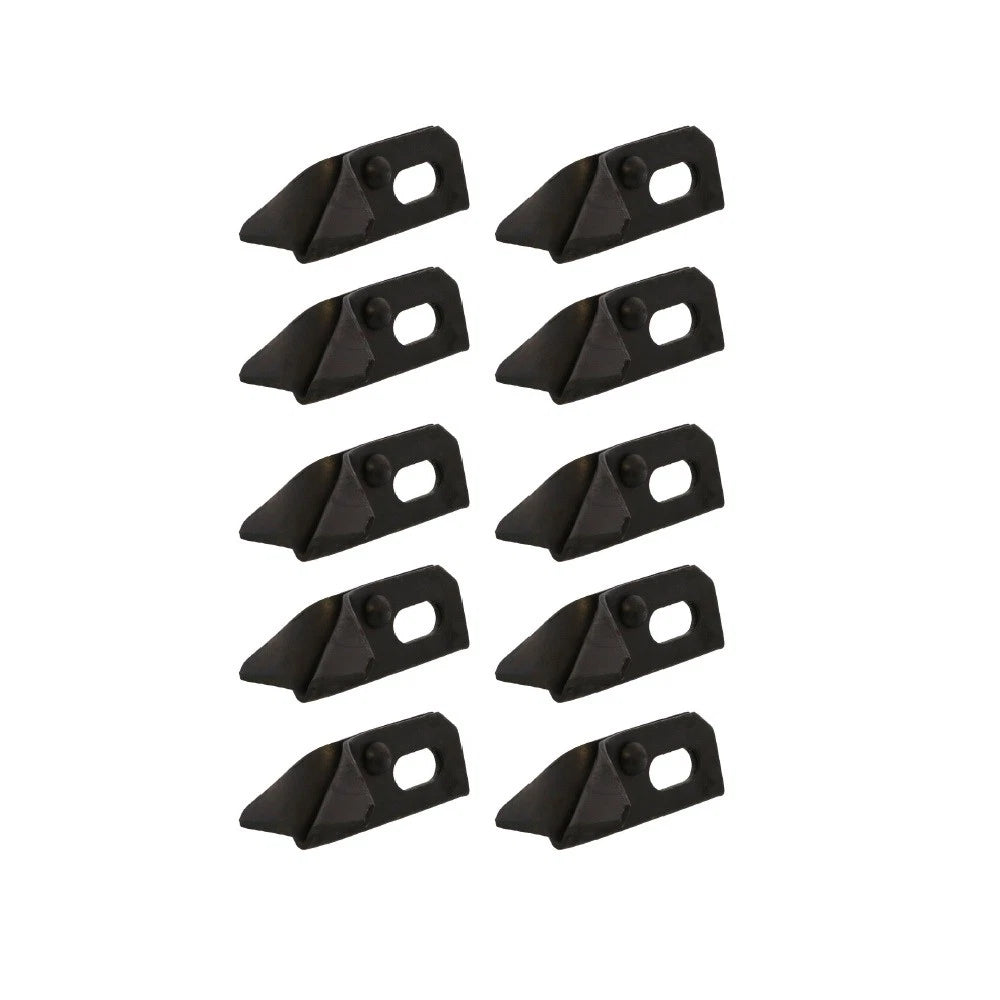 Set of 10 Flail Blades for Ford Flail Mowers (907, 917, 220398)