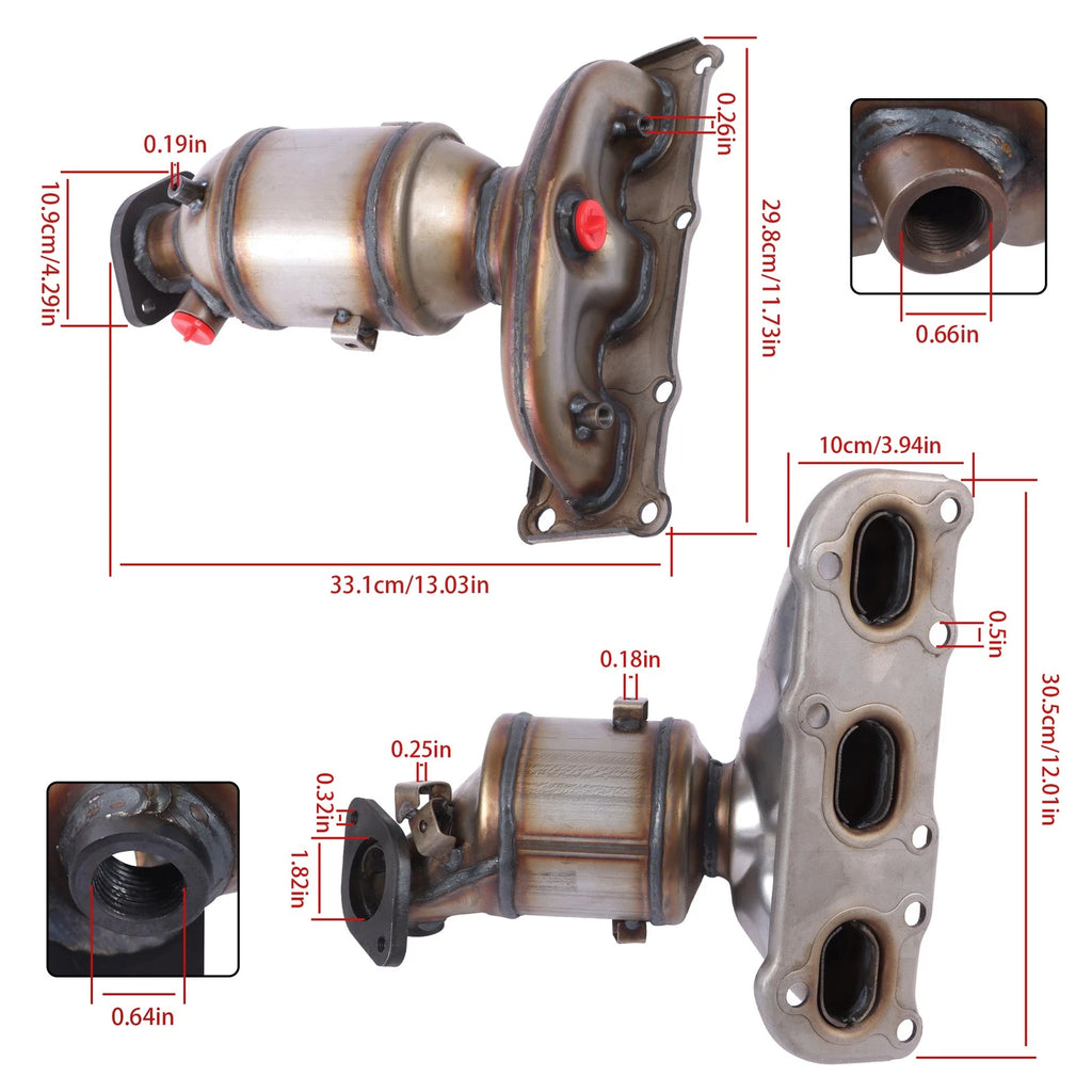 Catalytic Converter for Hyundai Santa Fe/Kia Sorento 2013–2018