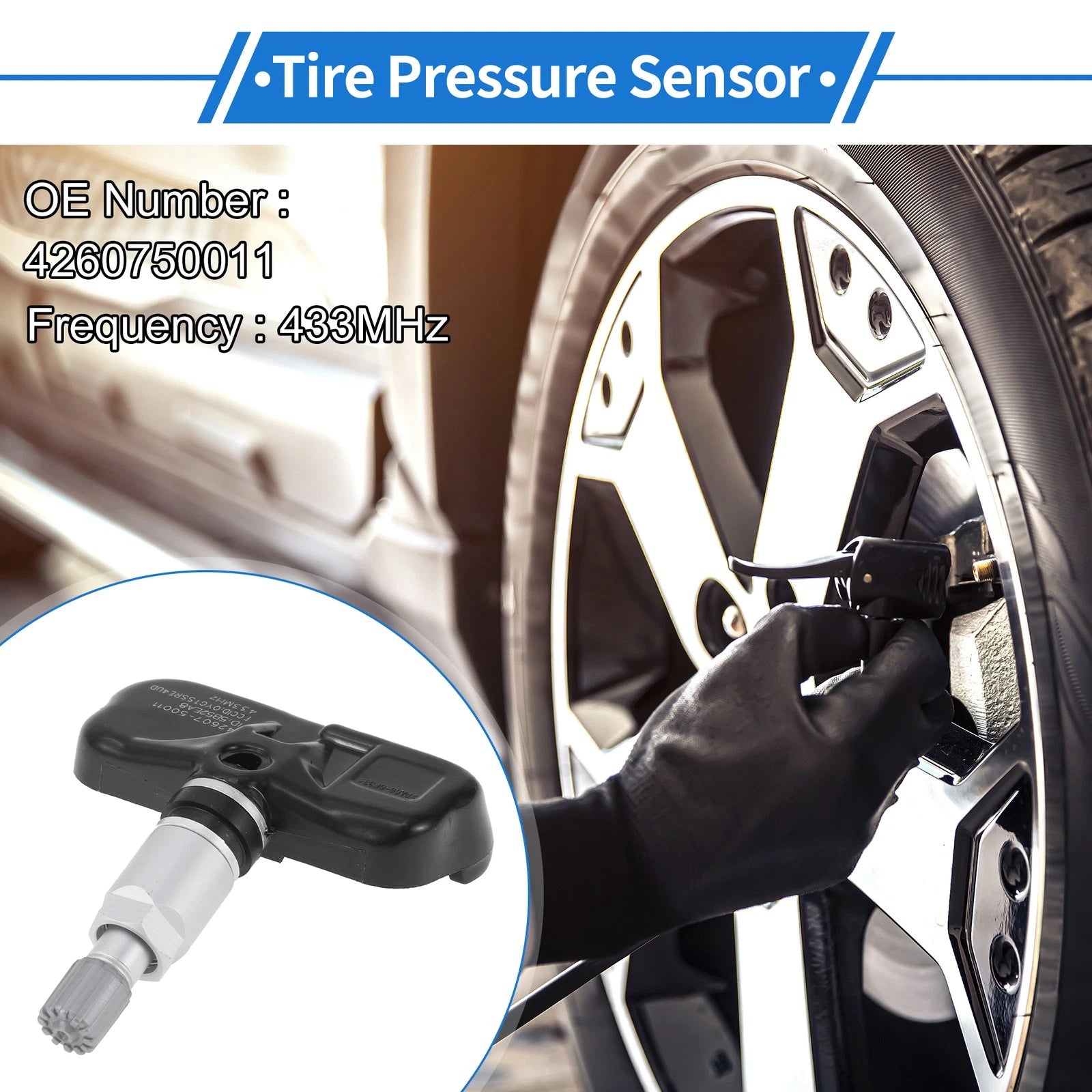 Tire Pressure Monitoring Sensor for Lexus ES (2013–2018)