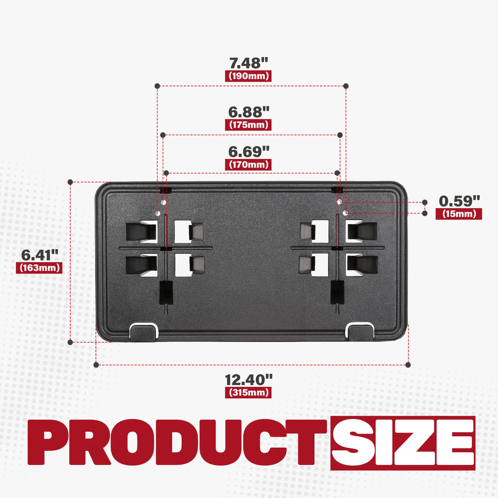 Front License Plate Bracket Mount Holder for Ford F-150 (2015–2017) FL3Z17A385B