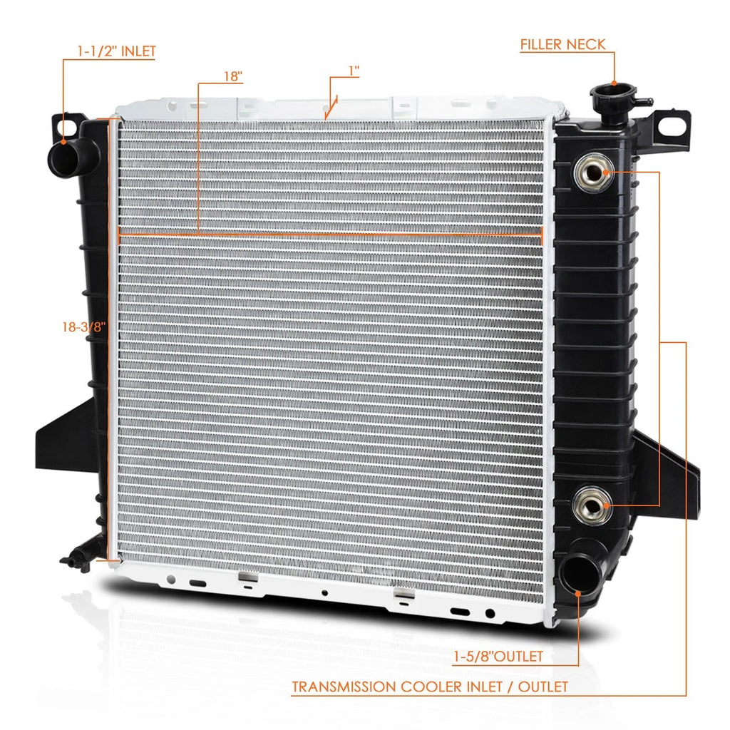 Aluminum Radiator for Ford F100 Ranger 1995–1997 DPI-1726