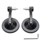 Pair CNC Bar End Rearview Side Mirrors for Motorcycle (7/8")