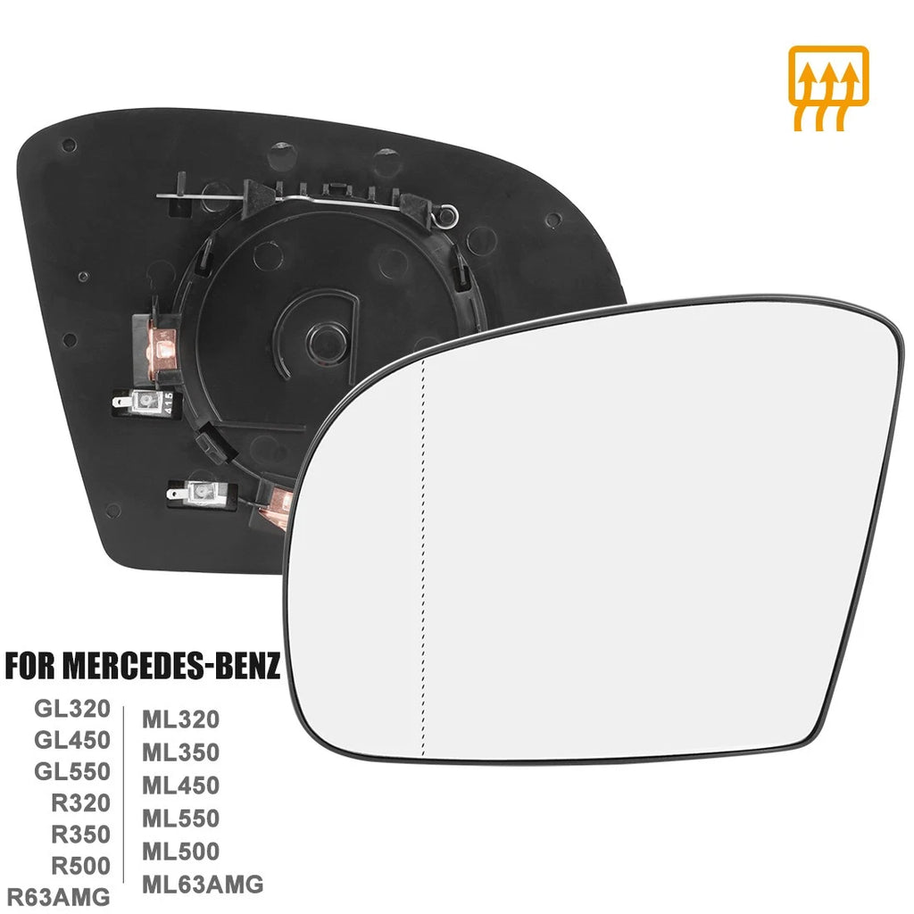 Heated Mirror Glass for Mercedes-Benz GL320 (2007–2008) w/Backing Plate