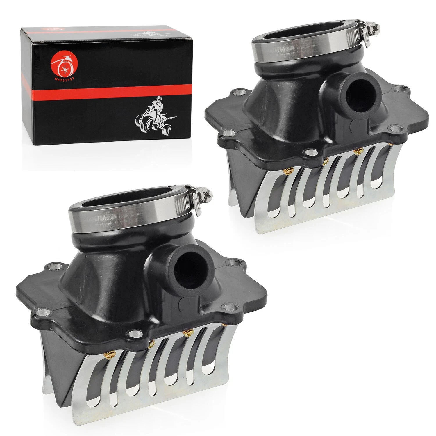 Carb Flange Intake Socket Reed Valve for Ski-Doo Legend 700 800 (1998-2003)