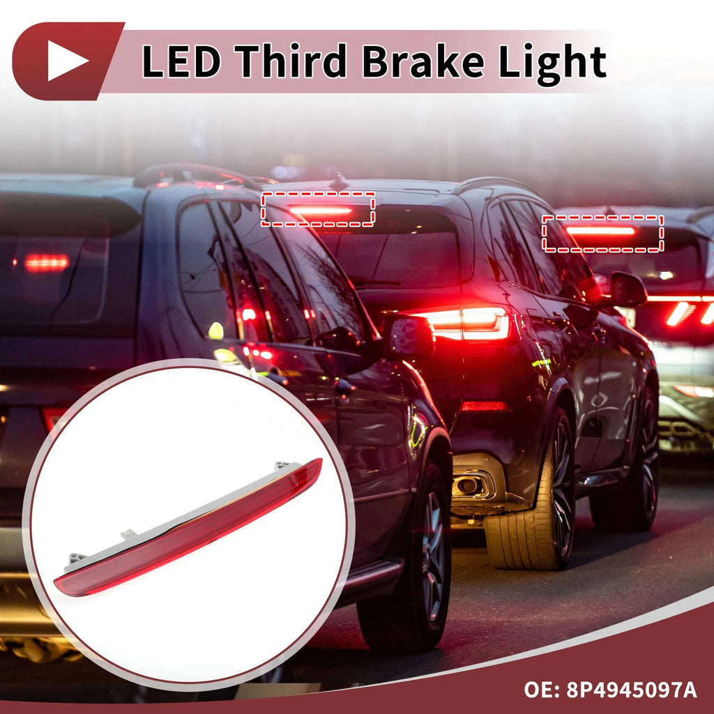 Red LED Third Brake Light for Audi A3 S3 RS3 8P (2004–2013) No. 8P4945097A