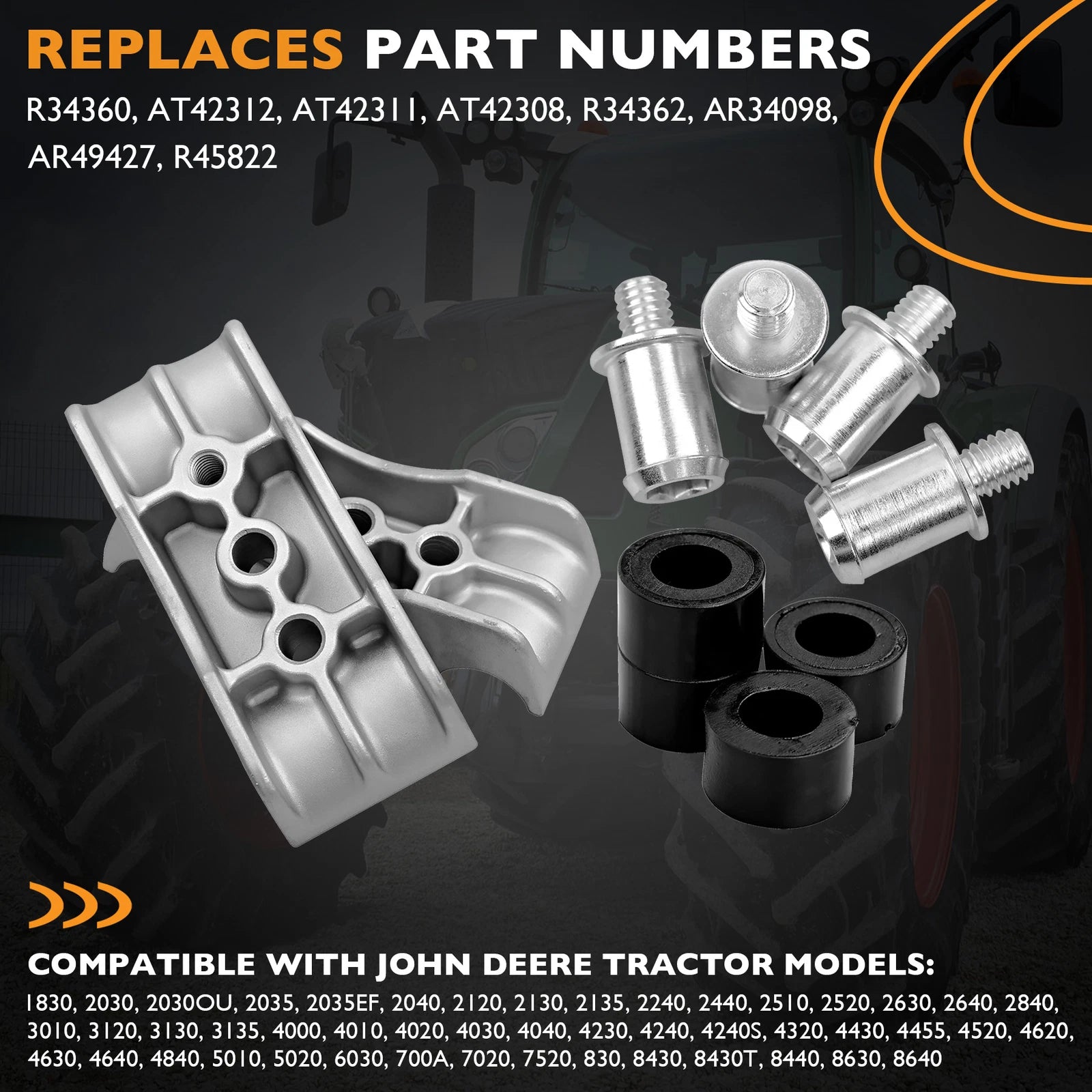 Hydraulic Pump Coupler Repair Kit for John Deere Tractor 1830 2030 2040