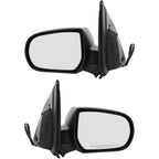 Power Mirror Set of 2 for Ford Escape (2001–2007) Textured Black Manual Folding