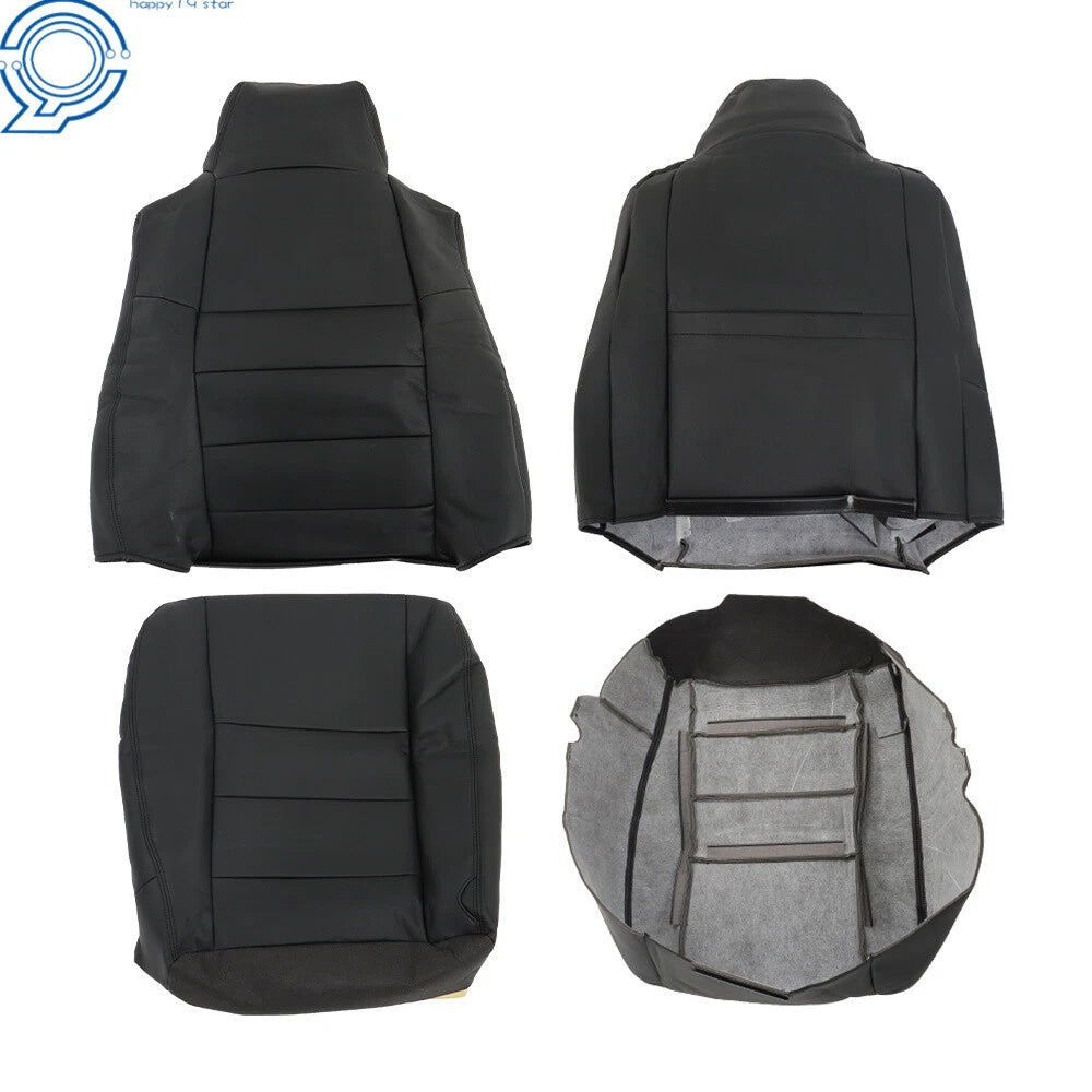 Set of 2 Front Perforated Seat Covers for Ford F250 F350 Lariat (2002–2007)