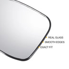 Left White Mirror Glass w/ Back for Honda (Non-Heated, Lamp)