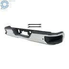 Rear Bumper Assembly for Chevy Silverado Sierra 2500 3500 (2020-2025) Chrome