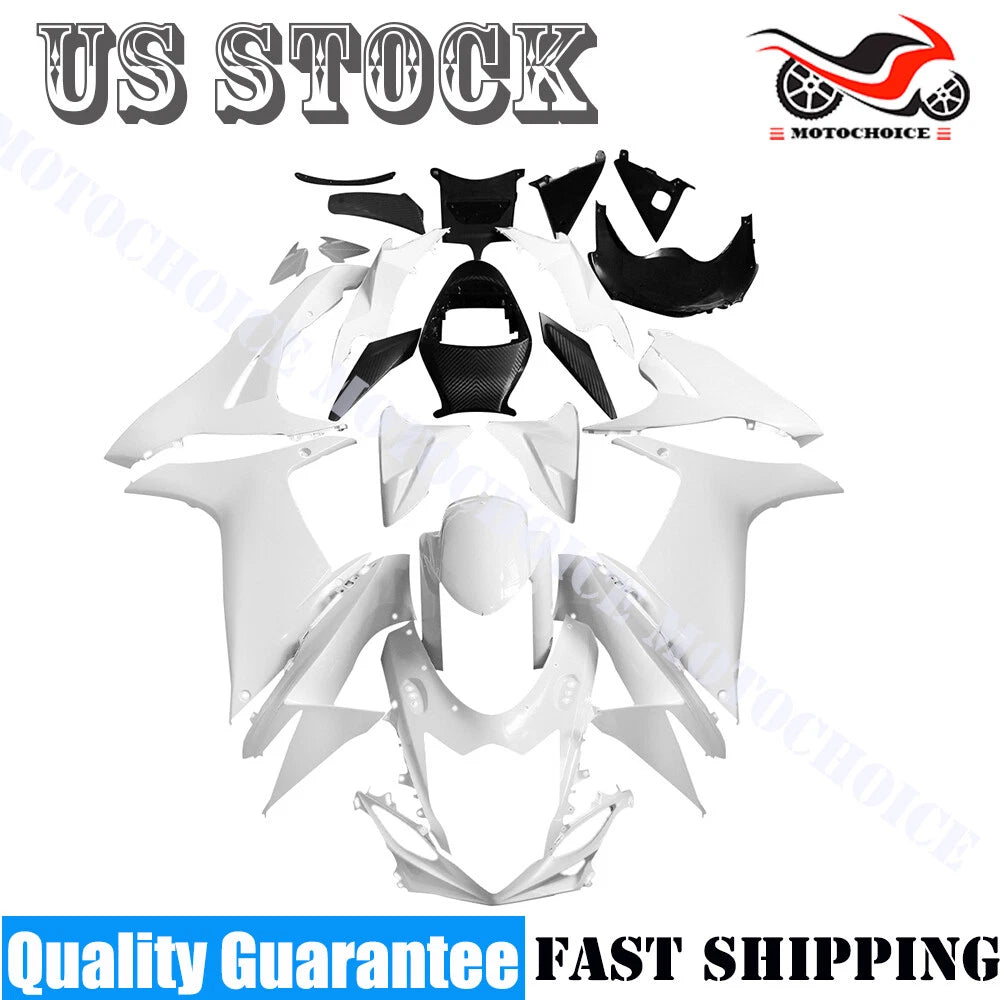 Complete ABS Fairing Kit for Suzuki GSXR600 GSXR750 (2011–2025) Unpainted