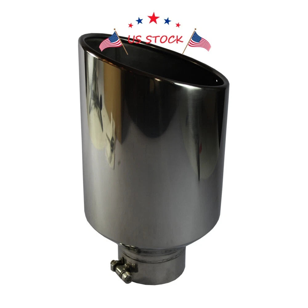 4" Inlet 8" Outlet Stainless Steel Exhaust Tip for Diesel Trucks