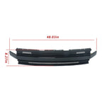 Front Bumper Grille Assembly with Insert Gloss Black for Ford Flex (2013-2019)
