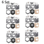 Set of 6 Carburetor Repair Kits for McCulloch Homelite Echo K10-SDC