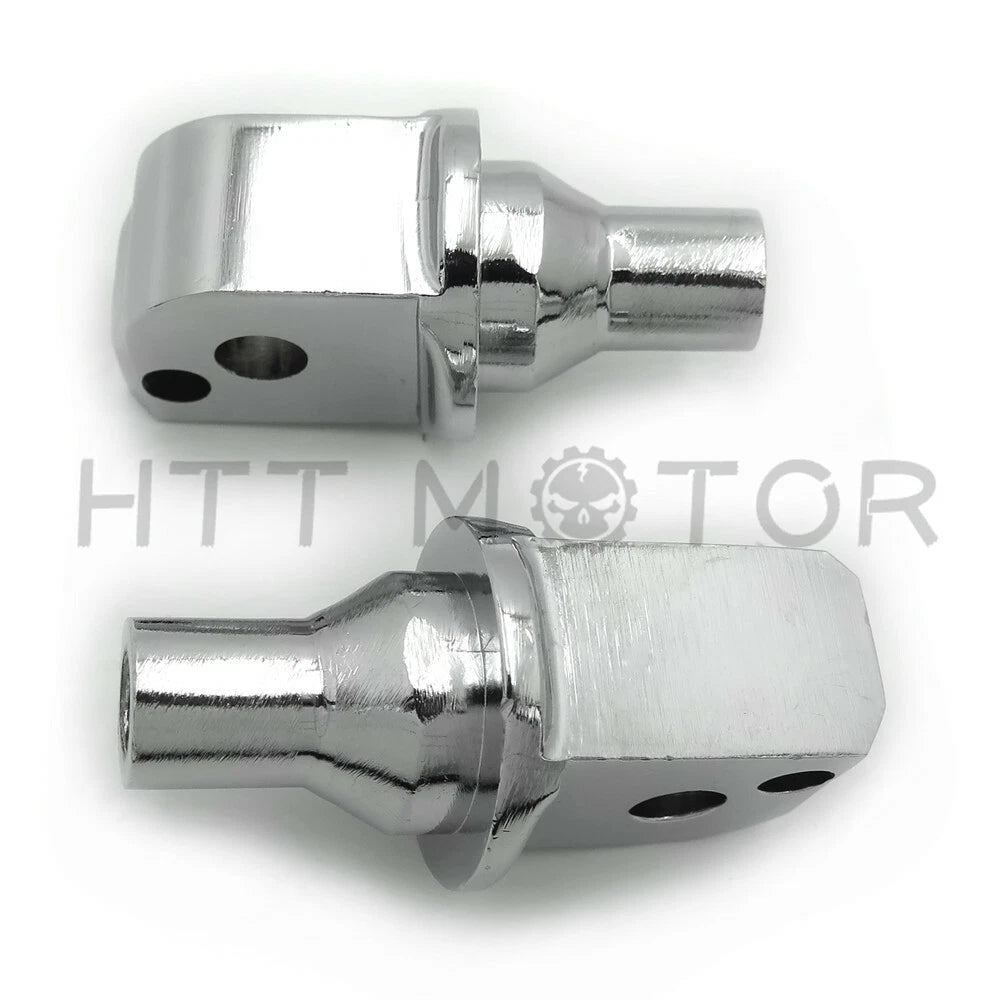 Chrome Footpeg Adapter for Harley Softail Slim FLSL Breakout FXBR (2018–2023)