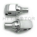 Chrome Footpeg Adapter for Harley Softail Slim FLSL Breakout FXBR (2018–2023)