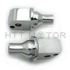 Chrome Footpeg Adapter for Harley Softail Slim FLSL Breakout FXBR (2018–2023)