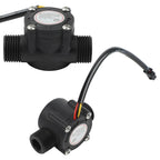 Water Flow Sensor Hall Effect Switch YFS201 518V for Liquid (G12 Thread)