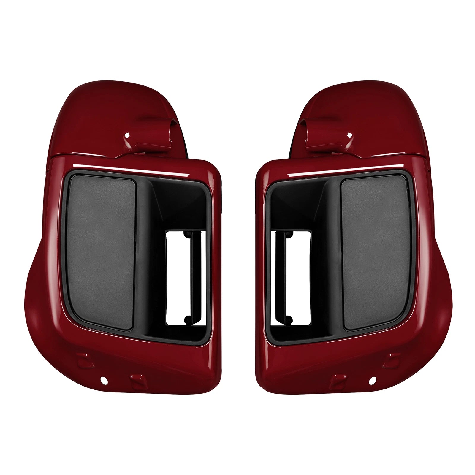 Lower Vented Leg Fairings for Harley Electra Glide Road Glide (2014–2025) Billiard Red