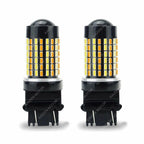 Dual Color Switchback LED Bulbs for Parking Turn Signal Lights (3157)