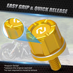 Anodized Rear Seat Bolt Knob for Harley Electra Glide FLHT, Street Glide FLHX