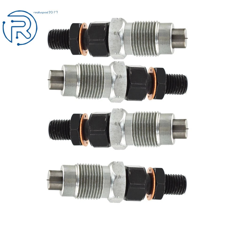 Set of 4 Fuel Injectors for Kubota V2203 V2003 V1903 D1703 (16454-53000, 16454-53905)