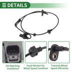 ABS Wheel Speed Sensor No. 57455TLYH01 for Honda CR-V (2017–2022) Front Left