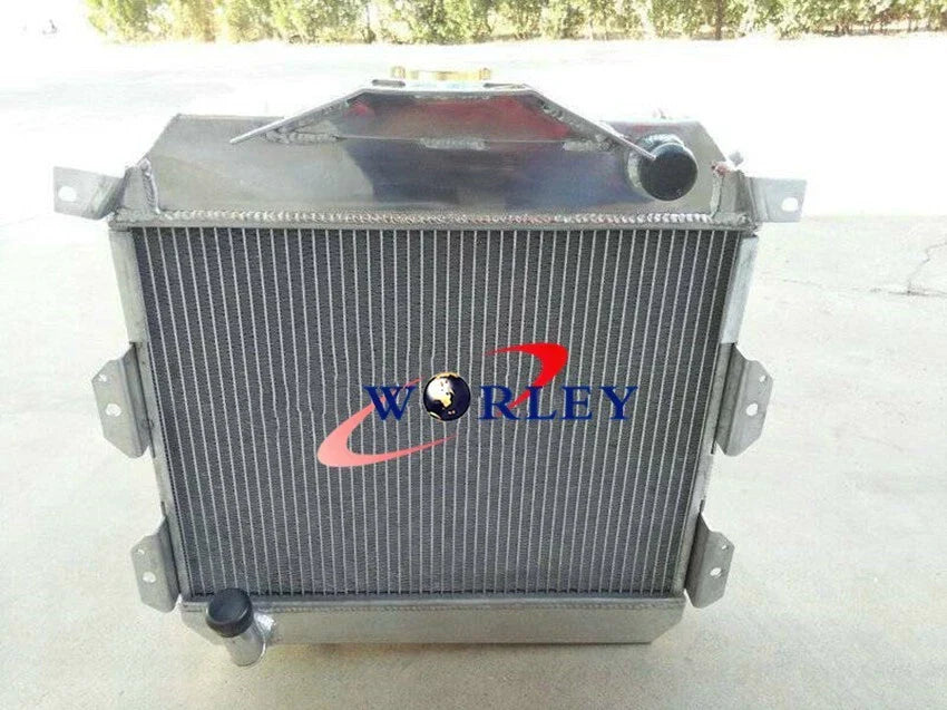 3 Row Aluminum Radiator + Fan for Austin Healey 100-4 (1953-1956)