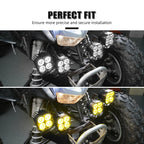 2X Front LED Work Light Bar Kit for Honda TRX450R TRX450ER (2004–2009)