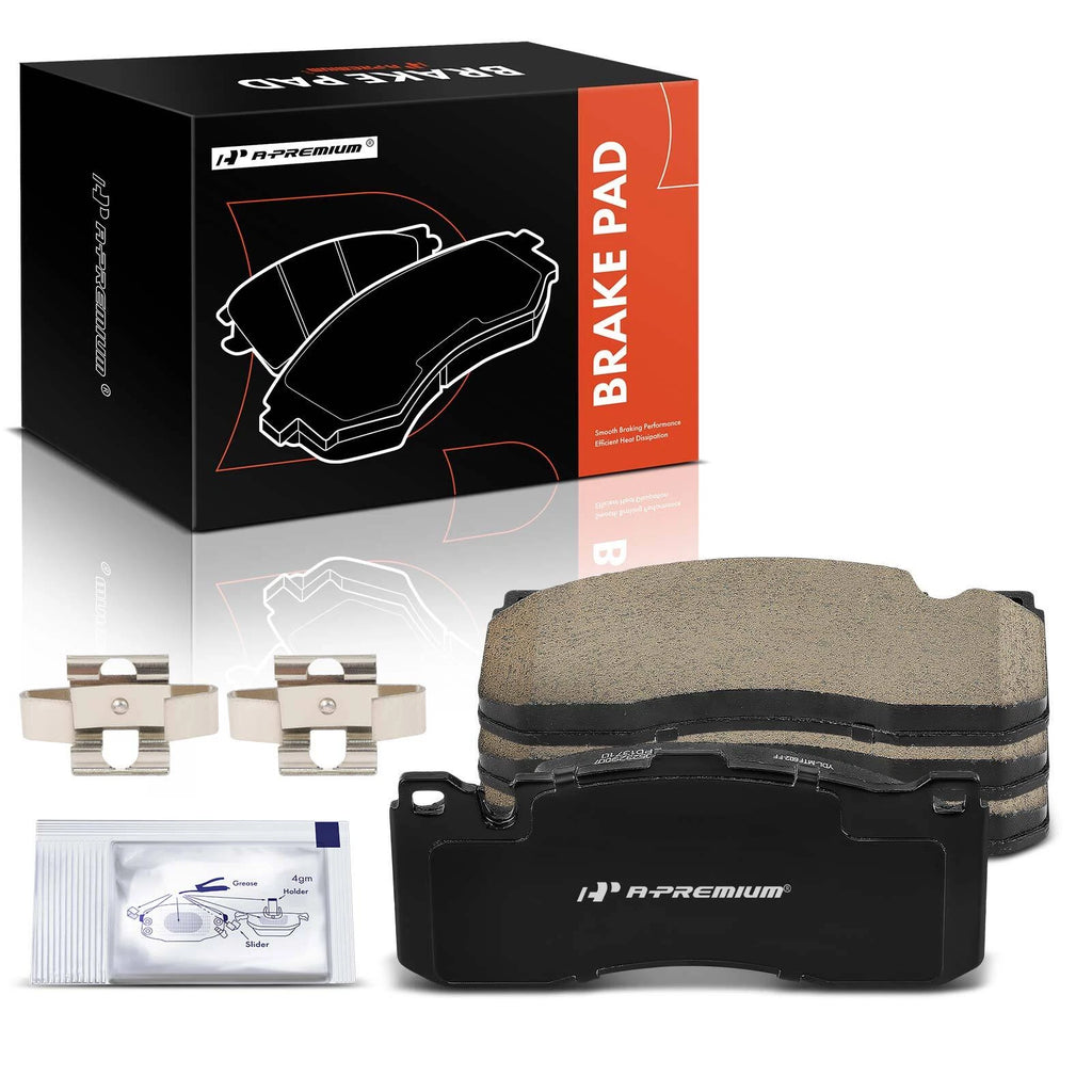 Set of 4 Front Ceramic Brake Pads for BMW 328i 135i (2008–2013)