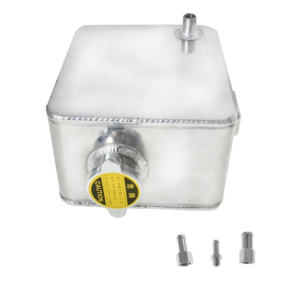 2.5L Aluminum Water Coolant Overflow Tank for Universal Applications