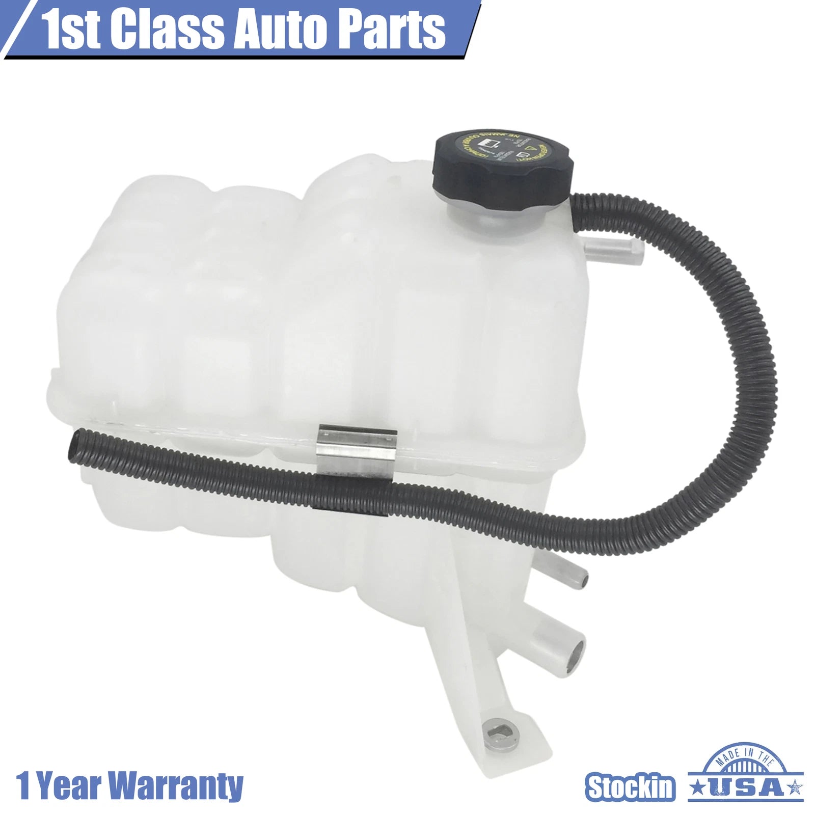 Coolant Overflow Tank with Cap for Silverado Sierra (2003-2007)