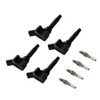Set of 4 Ignition Coils & Iridium Spark Plugs for Volkswagen Jetta (2016-2019)