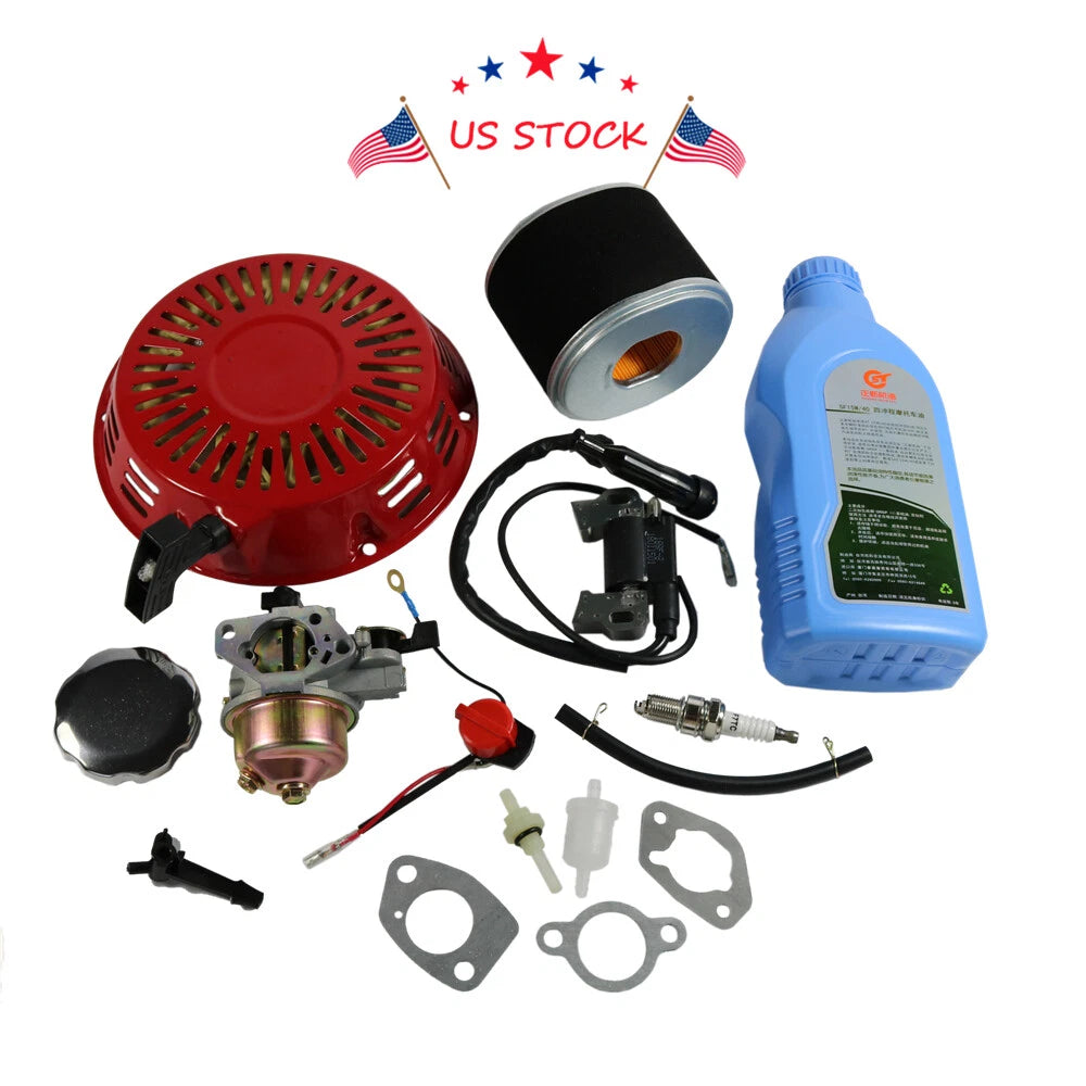 Ignition Coil and Spark Plug Kit for Honda GX240 GX270