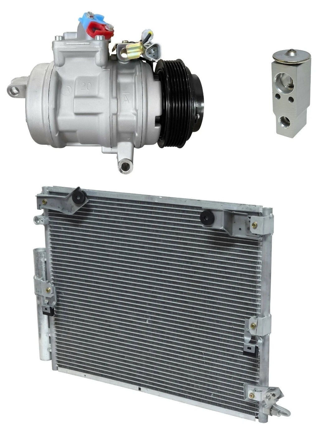 AC Compressor Kit With Condenser for Toyota Land Cruiser 4.7L (1998–2007)