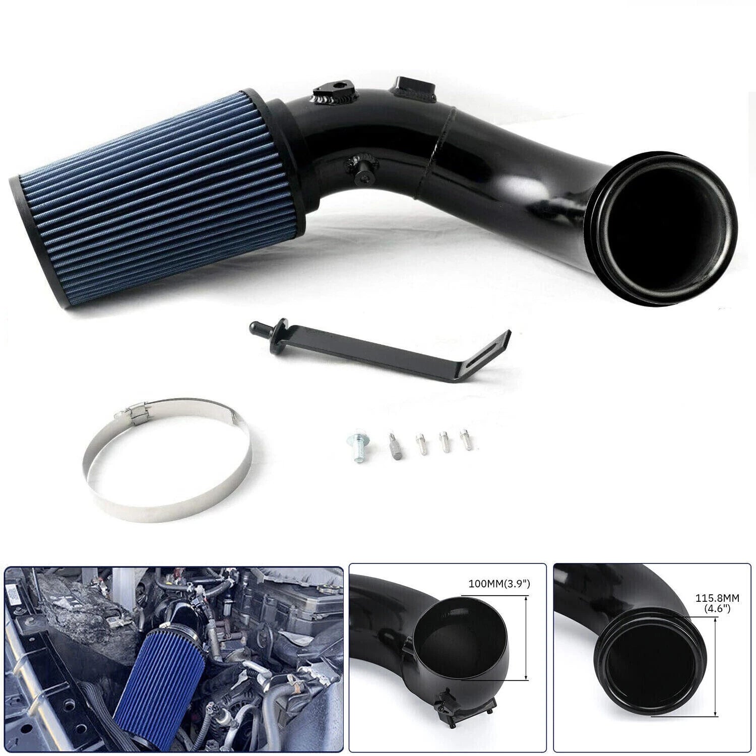 Cold Air Intake Kit with Filter for Dodge Ram 3500 6.7L Cummins (2007.5–2012)