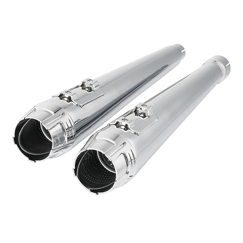4" Slip-On Megaphone Mufflers for Harley Touring Electra Glide (2017–2025)