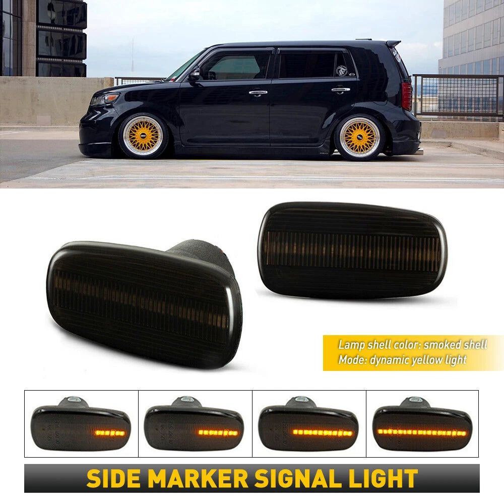 LED Marker Lights for Toyota Scion xB (2004–2006) Side Sequential Turn Signal