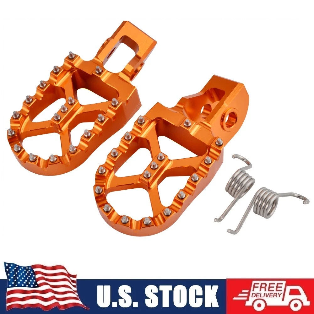 Billet Wide Foot Pegs for KTM 150 250 300 XCW XC-W TPI 2017–2023